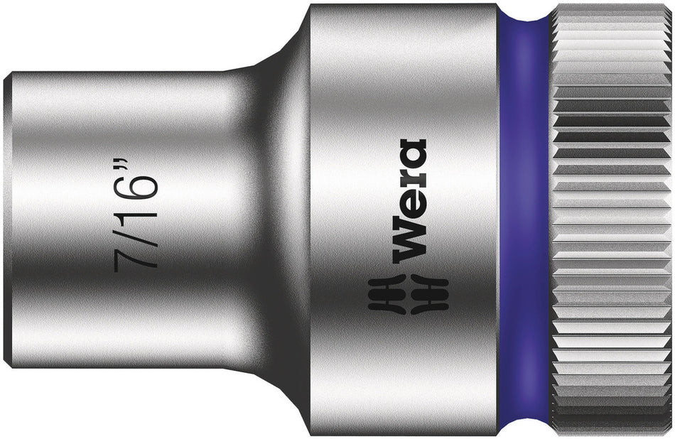 Wera 05003619001 8790 HMC Zyklop socket with 1/2" drive, 7/16" x 37 mm