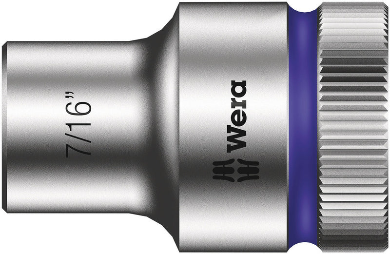 Wera 05003619001 8790 HMC Zyklop socket with 1/2" drive, 7/16" x 37 mm
