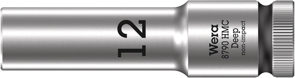 Wera 05004552001 8790 HMC Deep socket with 1/2" drive, 12 x 83 mm