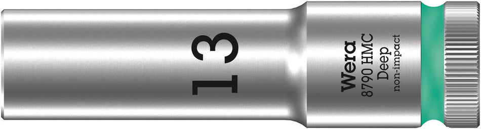 Wera 05004553001 8790 HMC Deep socket with 1/2" drive, 13 x 83 mm