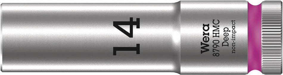 Wera 05004554001 8790 HMC Deep socket with 1/2" drive, 14 x 83 mm