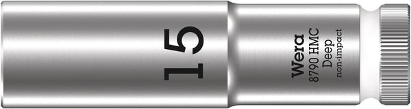 Wera 05004555001 8790 HMC Deep socket with 1/2" drive, 15 x 83 mm