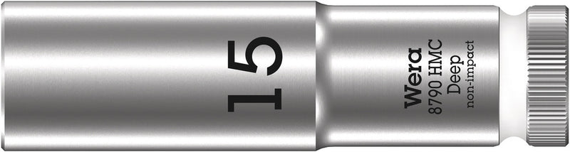 Wera 05004555001 8790 HMC Deep socket with 1/2" drive, 15 x 83 mm