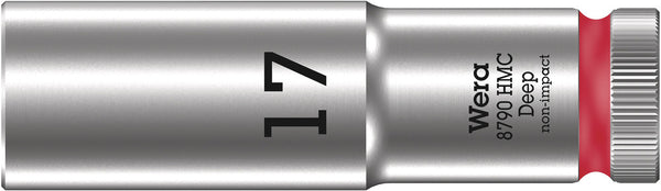 Wera 05004557001 8790 HMC Deep socket with 1/2" drive, 17 x 83 mm