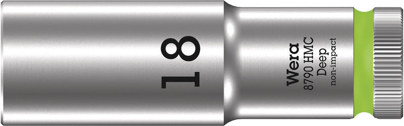 Wera 05004558001 8790 HMC Deep socket with 1/2" drive, 18 x 83 mm