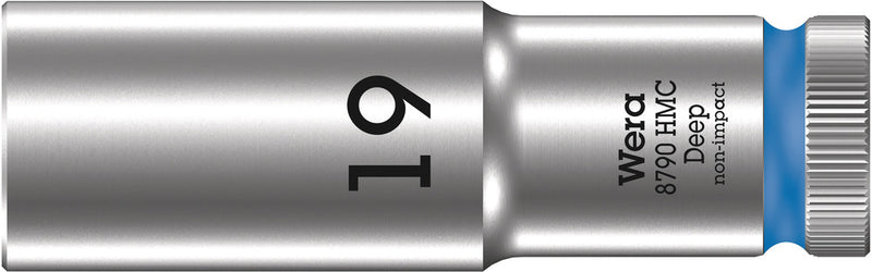 Wera 05004559001 8790 HMC Deep socket with 1/2" drive, 19 x 83 mm