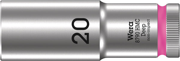Wera 05004560001 8790 HMC Deep socket with 1/2" drive, 20 x 83 mm