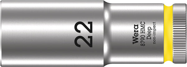 Wera 05004562001 8790 HMC Deep socket with 1/2" drive, 22 x 83 mm