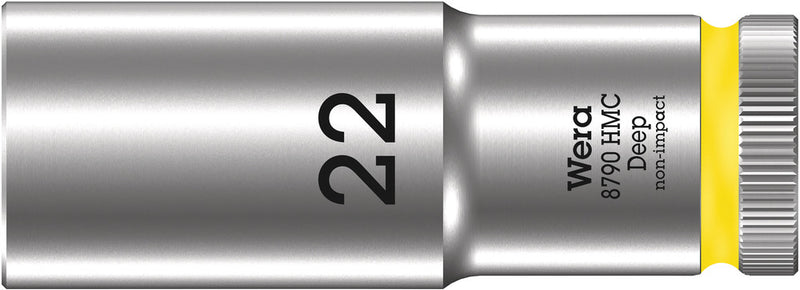 Wera 05004562001 8790 HMC Deep socket with 1/2" drive, 22 x 83 mm