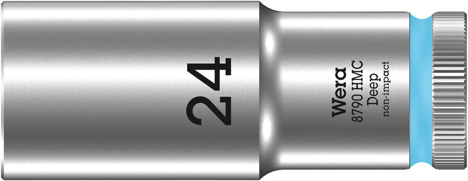 Wera 05004563001 8790 HMC Deep socket with 1/2" drive, 24 x 83 mm