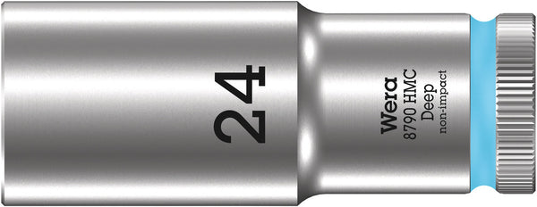 Wera 05004563001 8790 HMC Deep socket with 1/2" drive, 24 x 83 mm