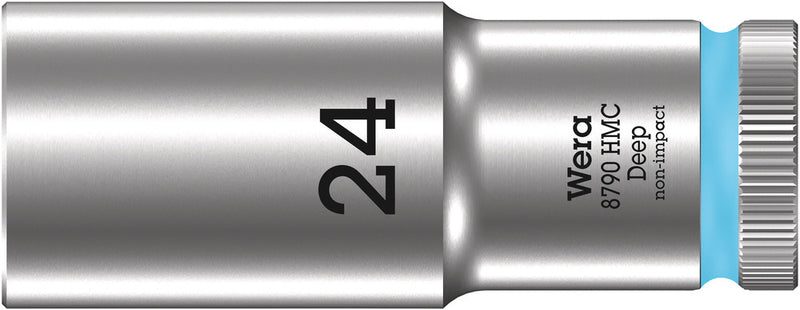 Wera 05004563001 8790 HMC Deep socket with 1/2" drive, 24 x 83 mm