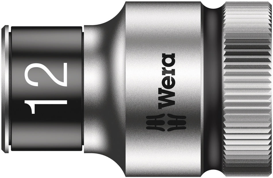 Wera 05003732001 8790 HMC HF Zyklop socket with 1/2" drive with holding function, 12 x 37 mm