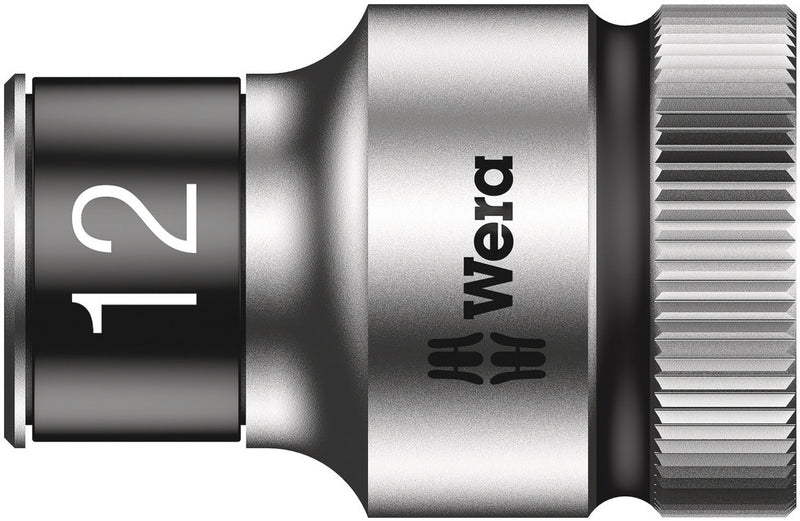 Wera 05003732001 8790 HMC HF Zyklop socket with 1/2" drive with holding function, 12 x 37 mm
