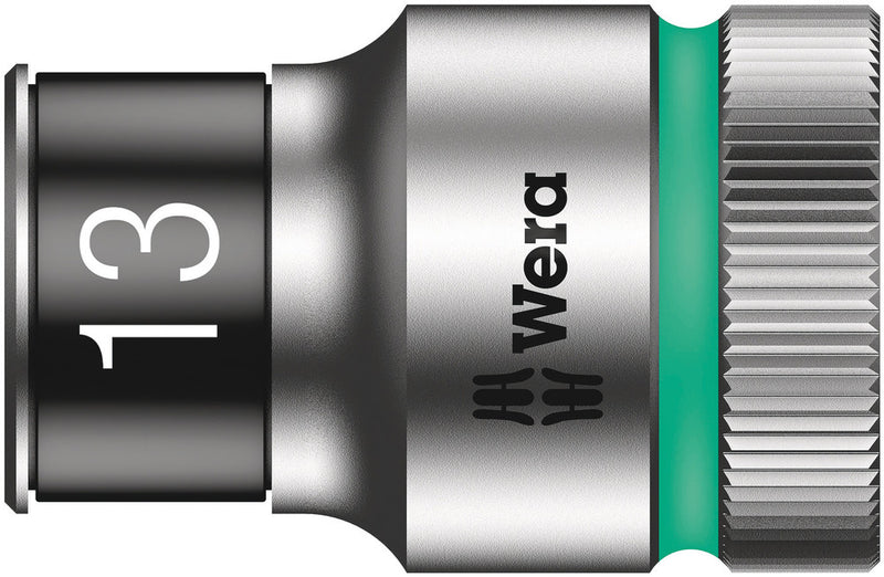 Wera 05003733001 8790 HMC HF Zyklop socket with 1/2" drive with holding function, 13 x 37 mm