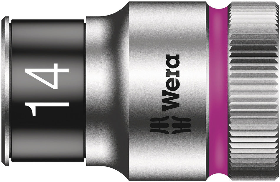 Wera 05003734001 8790 HMC HF Zyklop socket with 1/2" drive with holding function, 14 x 37 mm