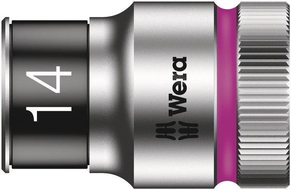 Wera 05003734001 8790 HMC HF Zyklop socket with 1/2" drive with holding function, 14 x 37 mm