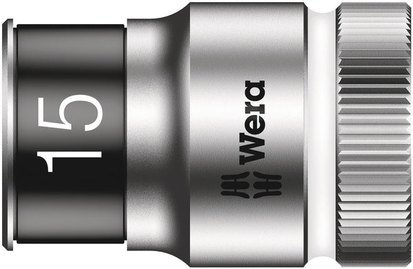 Wera 05003735001 8790 HMC HF Zyklop socket with 1/2" drive with holding function, 15 x 37 mm