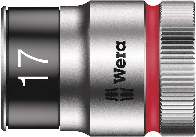 Wera 05003737001 8790 HMC HF Zyklop socket with 1/2" drive with holding function, 17 x 37 mm
