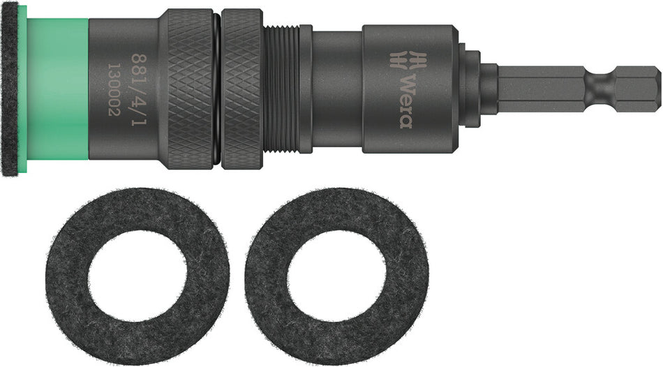 Wera 05130002001 881/4/1 SB Bit holder with variable screw depth limitation, 3 pieces