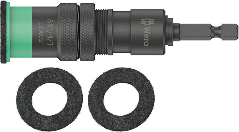 Wera 05130002001 881/4/1 SB Bit holder with variable screw depth limitation, 3 pieces