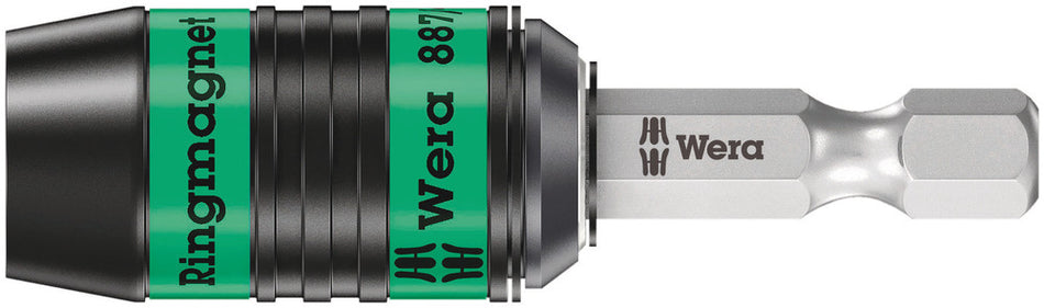 Wera 05052490001 887/4 RR Rapidaptor Universal Bit Holder with ring magnet, 1/4" x 57 mm