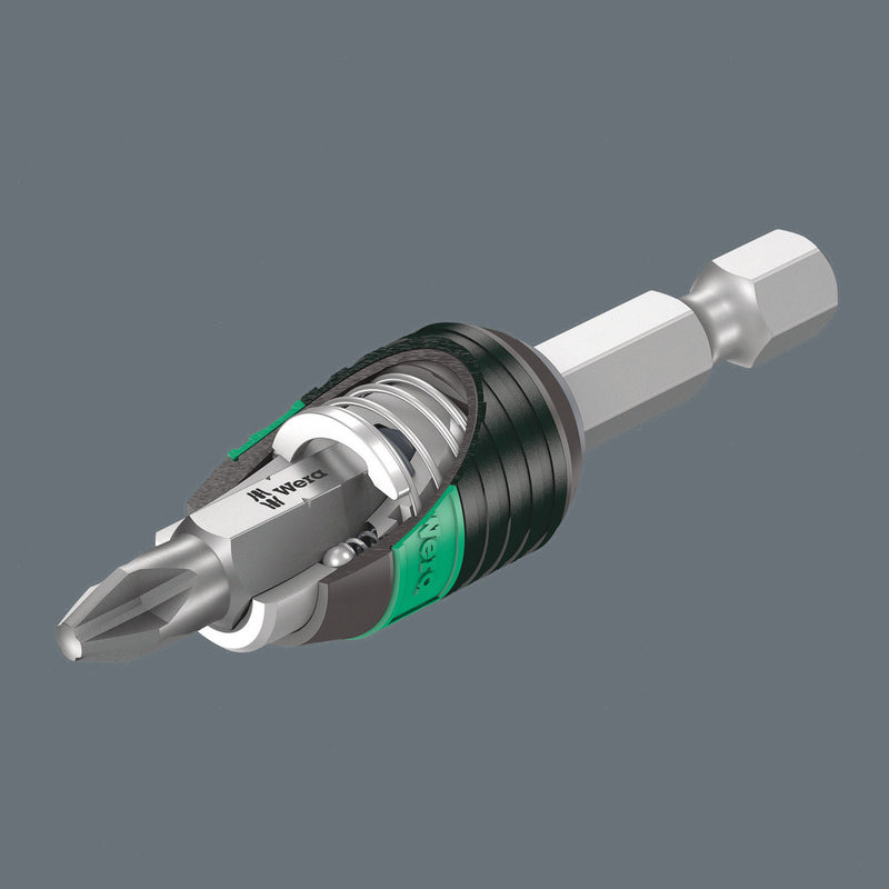 Wera 05073421001 889/4/1 K SB Rapidaptor Universal Bit Holder, 1/4" x 50 mm
