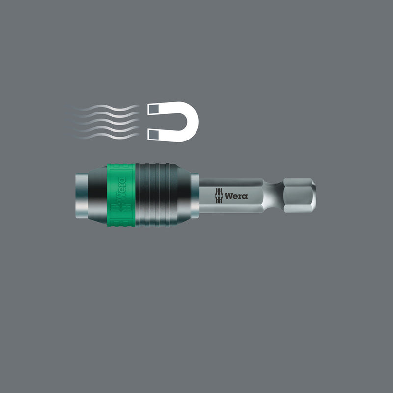 Wera 05073421001 889/4/1 K SB Rapidaptor Universal Bit Holder, 1/4" x 50 mm