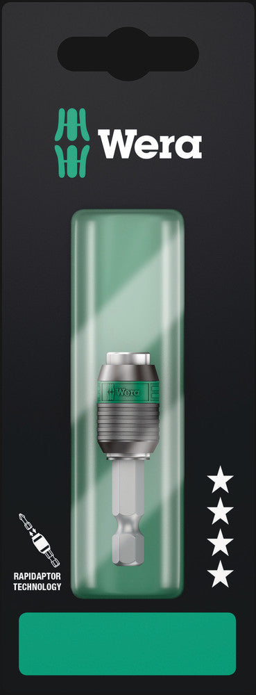 Wera 05073421001 889/4/1 K SB Rapidaptor Universal Bit Holder, 1/4" x 50 mm
