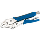Draper 89124 Soft Grip Curved Jaw Self Grip Pliers, 230mm