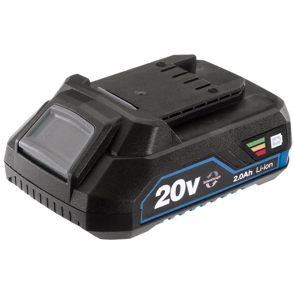 Draper 89437 Draper Storm Force® 20V Li-ion Battery, 2.0Ah