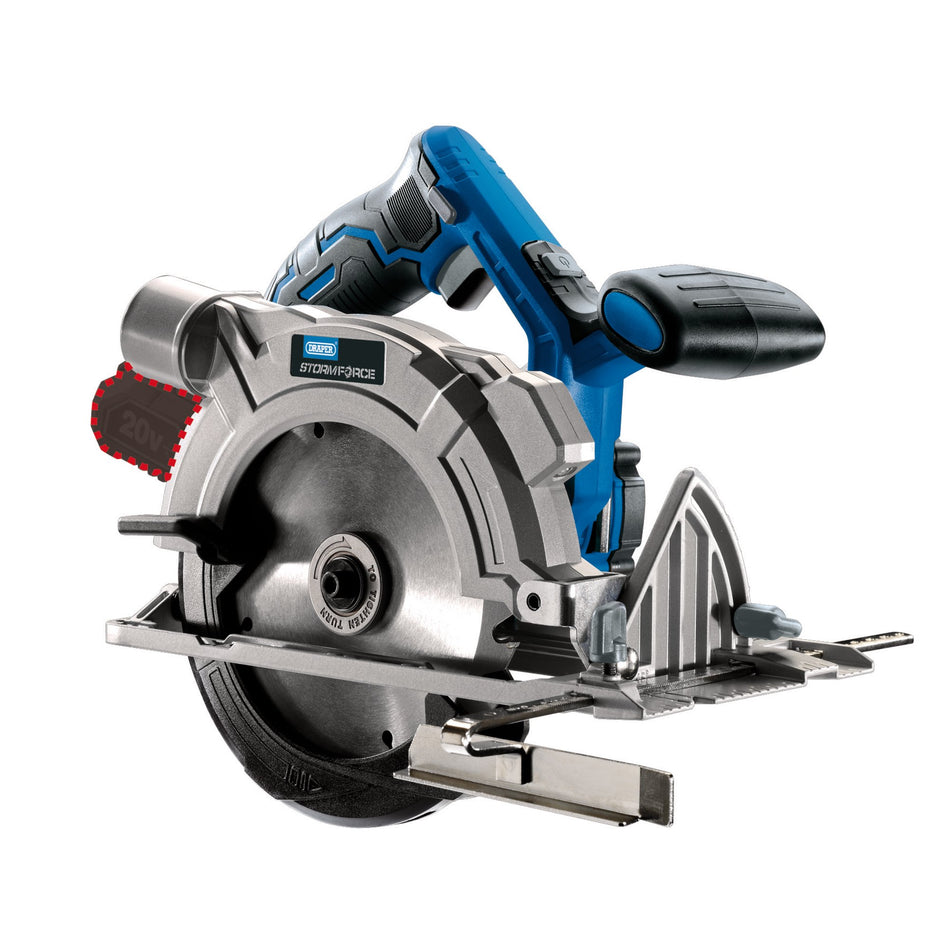 Draper 89451 Draper Storm Force® 20V Circular Saw (Sold Bare)