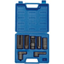 Draper 89765 Lambda/Oxygen Sensor Socket Set, 3/8", 1/2" Sq. Dr. (7 Piece)