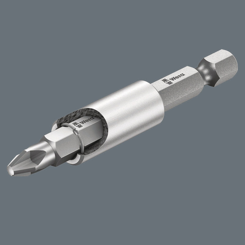 Wera 05160981001 899/4/1 S Universal Bit Holder with strong retaining ring, 1/4 x 300 mm