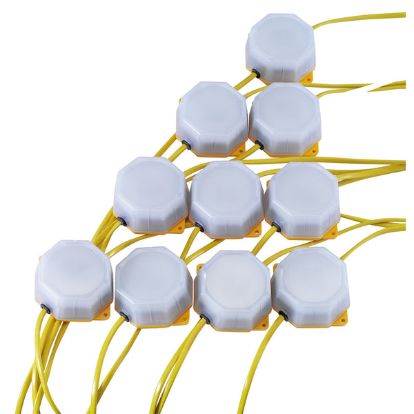 Draper 90094 SMD LED Festoon String Lights, 4W, 3,800 Lumens, 22m (Set of 10)