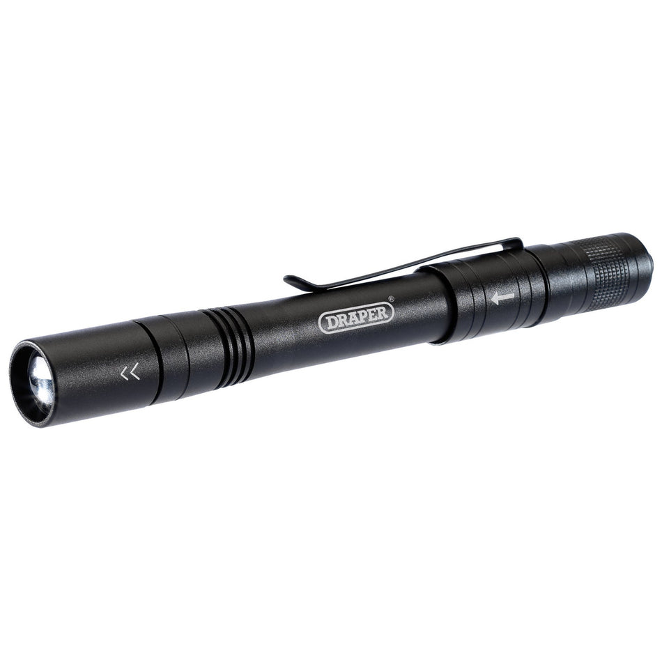 Draper 90099 LED Rechargeable Aluminium Penlight, 1W