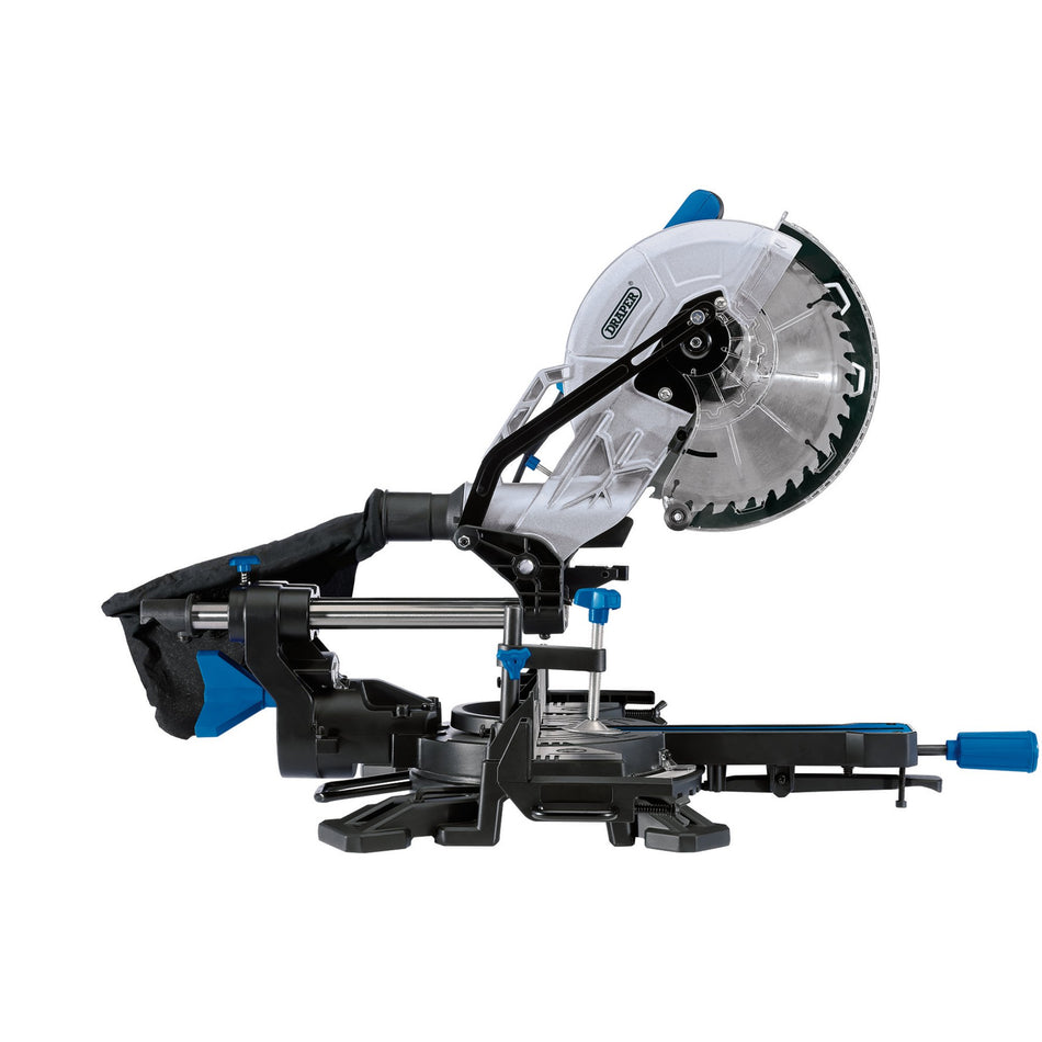 Draper 90170 Sliding Compound Mitre Saw, 255mm, 1800W