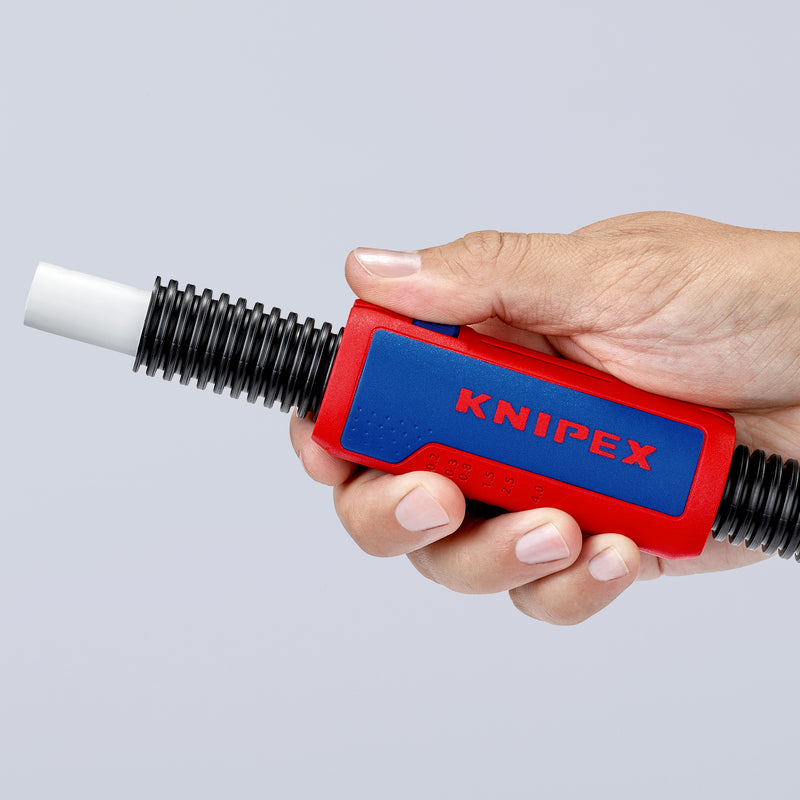 KNIPEX 90 22 02 SB TwistCut for corrugated tubes Stripper
