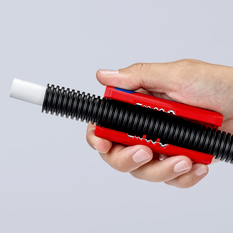 KNIPEX 90 22 02 SB TwistCut for corrugated tubes Stripper