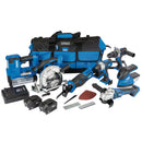 Draper 90473 D20 20V Jumbo Kit (7 Piece), 1 x 3.0Ah Batteries, 1 x 5.0Ah Battery, 1 x Charger, 1 x Tool Bag