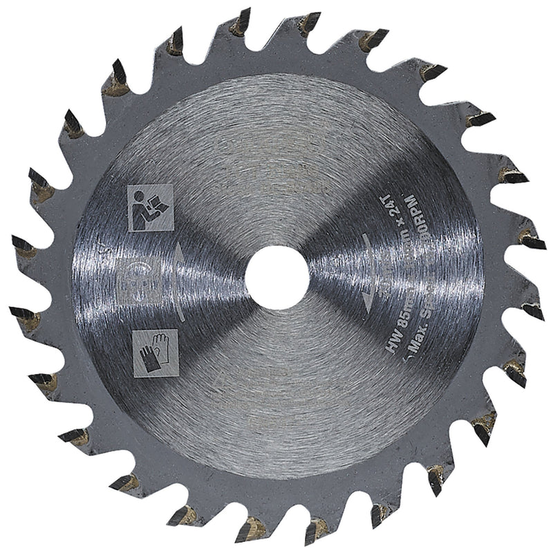 Draper 90485 TCT Saw Blade, 85 x 10mm, 24T