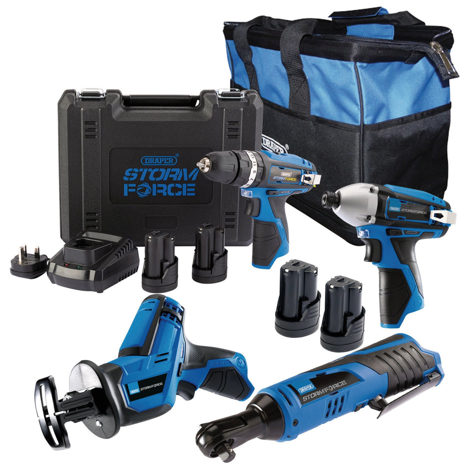 Draper 91032 Draper Storm Force® 10.8V Power Interchange Kit (10 Piece)