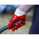 Sealey 9106L PVC Knit Wrist Gloves (Large) - Pair