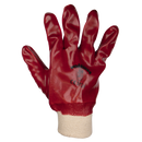 Sealey 9106XL/12 PVC Knit Wrist Gloves (X-Large) - Pack of 12 Pairs