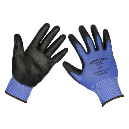 Sealey 9117L Lightweight Precision Grip Gloves (Large) - Pair