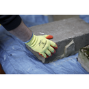 Sealey 9121L Super Grip Knitted Gloves Latex Palm (Large) - Pair