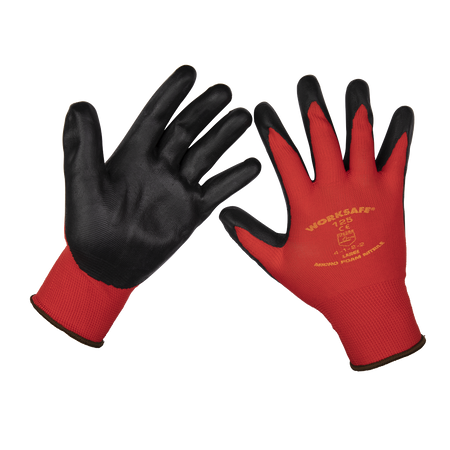 Sealey 9125L Nitrile Foam Gloves (Large) - Pair