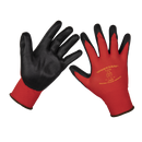 Sealey 9125L Nitrile Foam Gloves (Large) - Pair