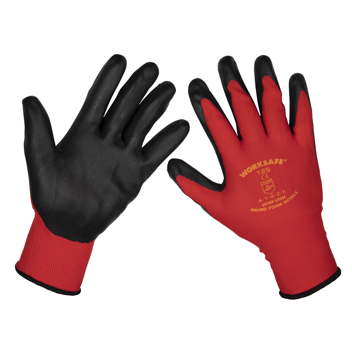 Sealey 9125XL/B120 Nitrile Foam Gloves (X-Large) - Pack of 120 Pairs
