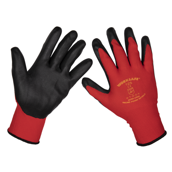 Sealey 9125XL/B120 Nitrile Foam Gloves (X-Large) - Pack of 120 Pairs